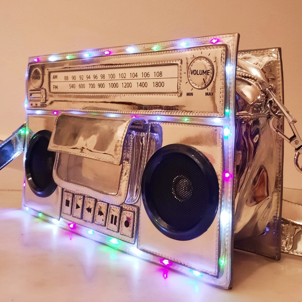 SOLD Boombox crossbody / backpack bag